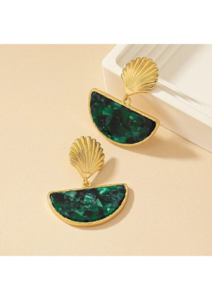 Set.up Sedef Taşlı Tasarım Küpe