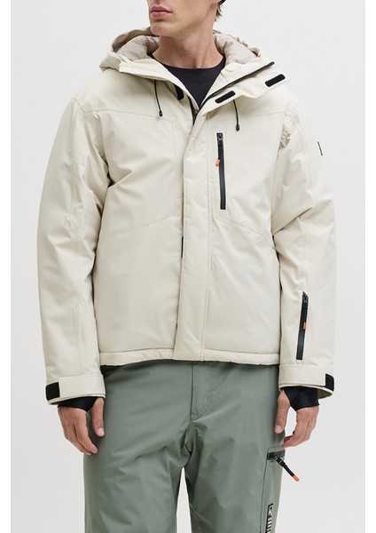 Jjalpes Regular Fit Kapüşonlu Yaka Su Geçirmez Mont Erkek Mont 12284649