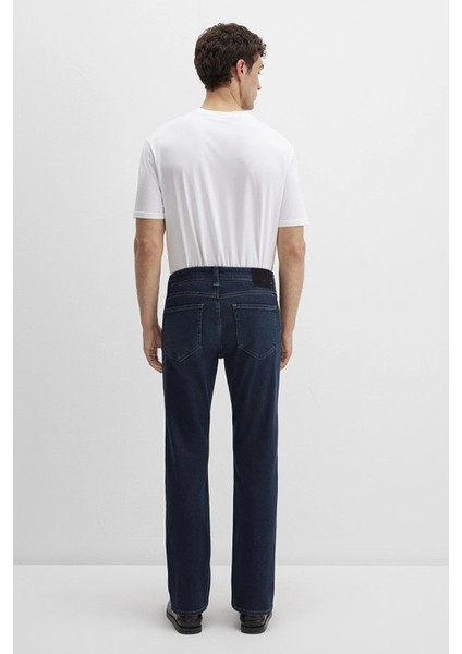 Hunter Pamuklu Regular Straight Fit Normal Bel Düz Paça Jeans Erkek Kot Pantolon 0020290825 fırsatları