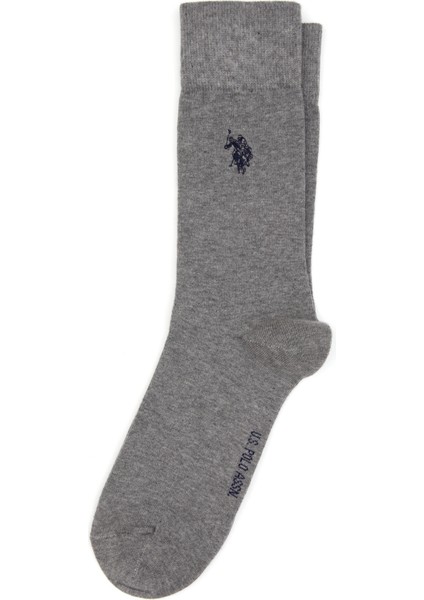 Erkek Gri Melanj Çorap (Soket) 50317965-VR086