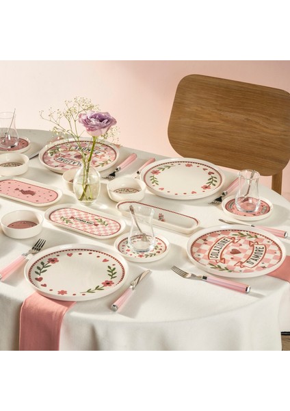 Istanbul Porselen Bellis 32 Parça 6 Kişilik Kahvaltı Takımı fiyatları