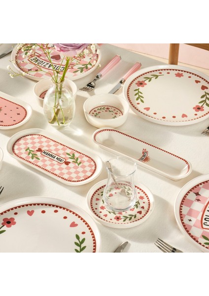 Istanbul Porselen Bellis 32 Parça 6 Kişilik Kahvaltı Takımı fırsatları