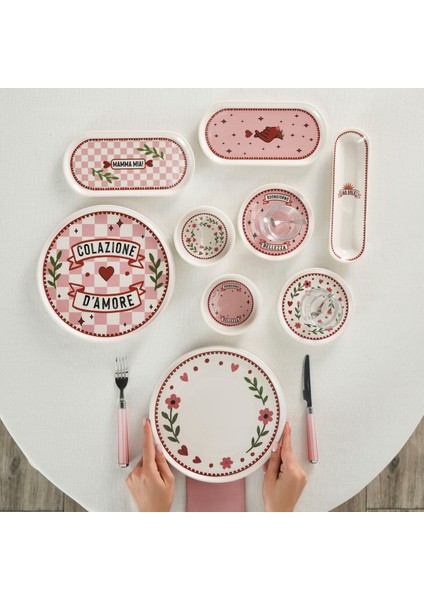 Istanbul Porselen Bellis 32 Parça 6 Kişilik Kahvaltı Takımı indirimleri