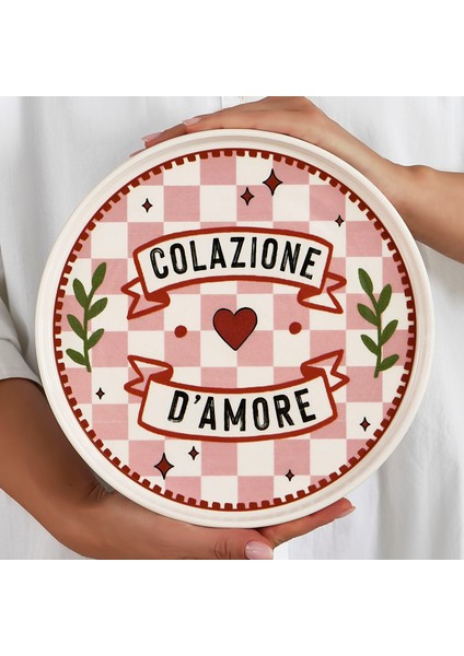 Istanbul Porselen Bellis 32 Parça 6 Kişilik Kahvaltı Takımı