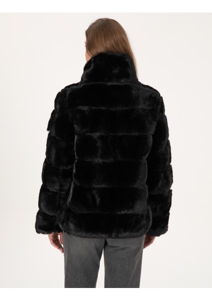 Kadın Siyah Comfort Fit Mont 50308995-VR046 indirimleri