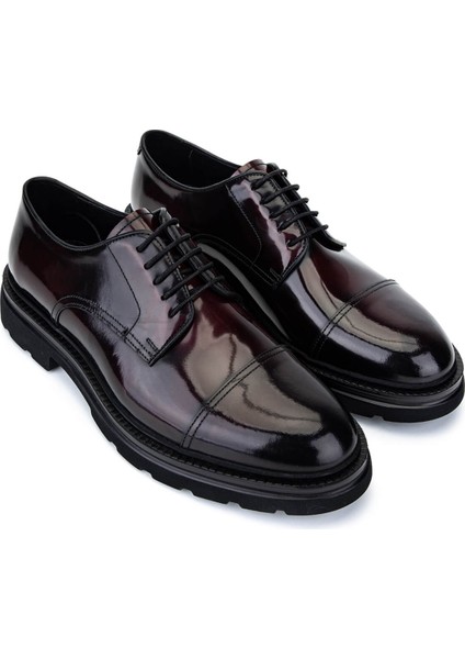 Erkek Hakiki Deri Bordo Klasik Ayakkabı 205 6155 Erk Ayk SK25-26 Bordo Acma fiyatları