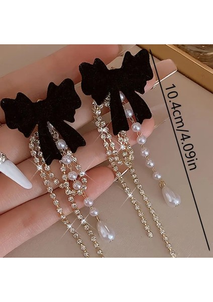 Set.up Taşlı Kurdele Küpe