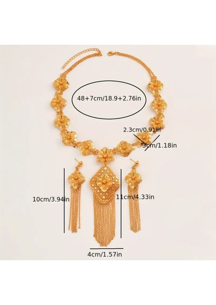 Set.up Altın Kaplama Tasarım Kolye Küpe Set fırsatları