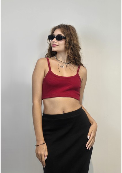 Kadın Askılı Crop Bluz fiyatları