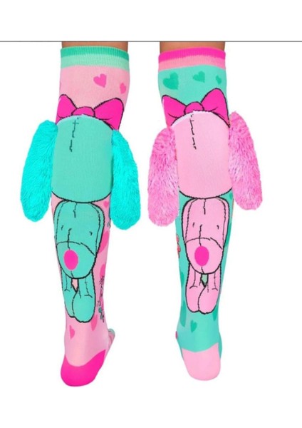 Sevimli Köpek Figürlü Kulaklı Diz Altı Çorap fiyatları
