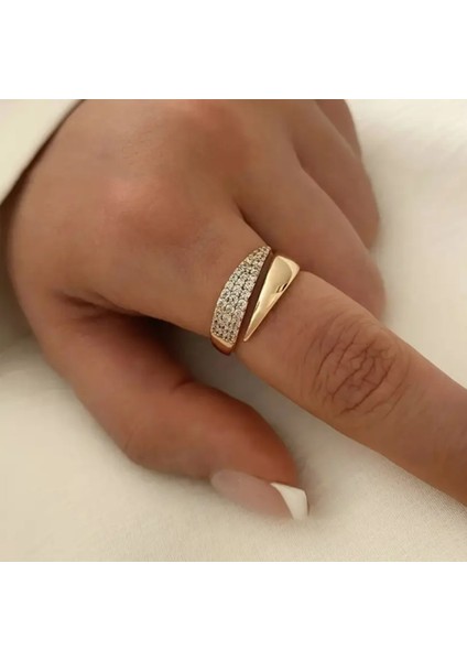 Set.up Taşlı Ayarlanabilir Yüzük indirimleri