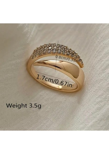 Set.up Taşlı Ayarlanabilir Yüzük