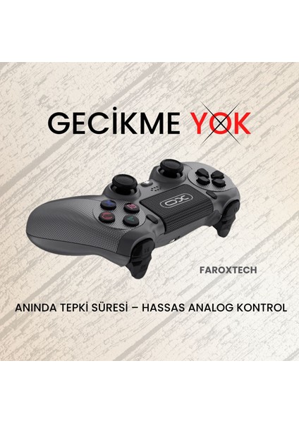 Pc-Ps4 Kablosuz Gamepad - Çift Titreşim Joystick- 6 Eksen - Pc Android Ios Uyumlu Oyun Kolu fiyatları
