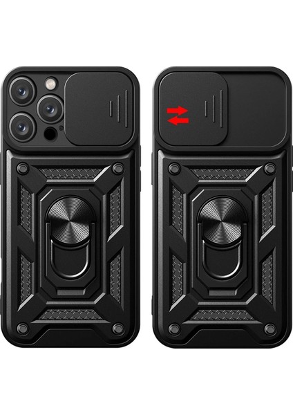 iPhone 16 Pro Kılıf Pars Lens Yüzüklü Silikon - KIRMIZI-(5796) - MB000X-2G7WD6 fiyatları