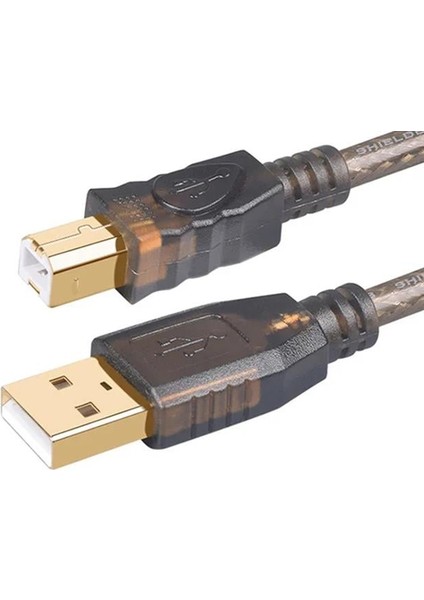 PM-29486 Şeffaf Chipset 10 Metre USB 2.0 Yazıcı Kablosu fırsatları