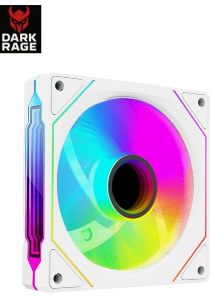 Darkrage 120MM 6 Pin Rgb Fan 850-1150RPM Rgb Fan Kasa Fanı Siyah