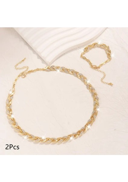 Set.up Altın Kaplama El Yapımı Tasarım Set 2'li Takım