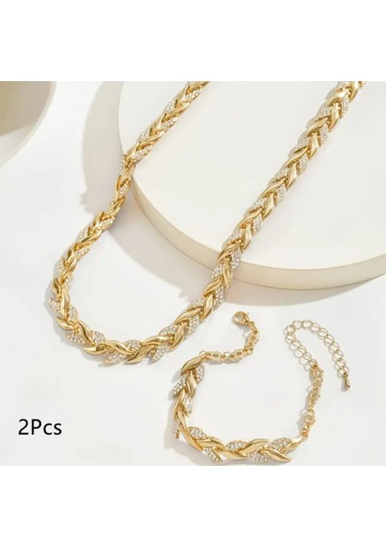 Set.up Altın Kaplama El Yapımı Tasarım Set 2'li Takım