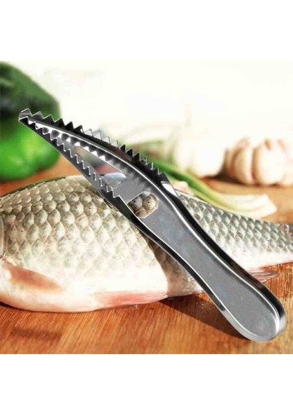 Paslanmaz Çelik Balık Pulu Temizleme Fırçası, Mutfak Için Profesyonel Balık Pulu Kazıyıcı ve Temizleme Aleti fiyatları