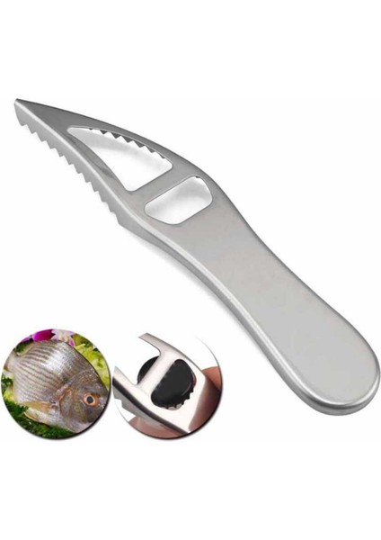 Paslanmaz Çelik Balık Pulu Temizleme Fırçası, Mutfak Için Profesyonel Balık Pulu Kazıyıcı ve Temizleme Aleti modelleri