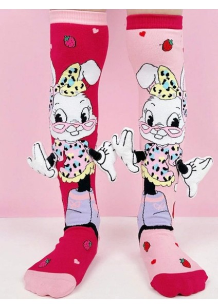 Maymun Figürlü Kuyruklu Diz Altı Çorap fiyatları