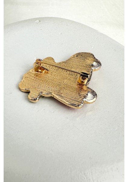 Yılbaşı Temalı Inci Detay Çam Ağacı Araba Broş (3cm) fiyatları