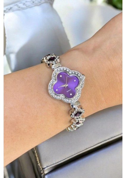 Set.up Tasarım Mor Saat modelleri