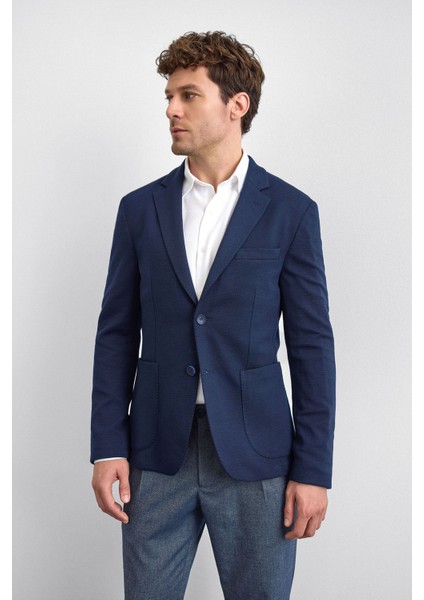 Slim Fit Mono Yaka Klasik Ceket Erkek Ceket B35W50031 119 fırsatları