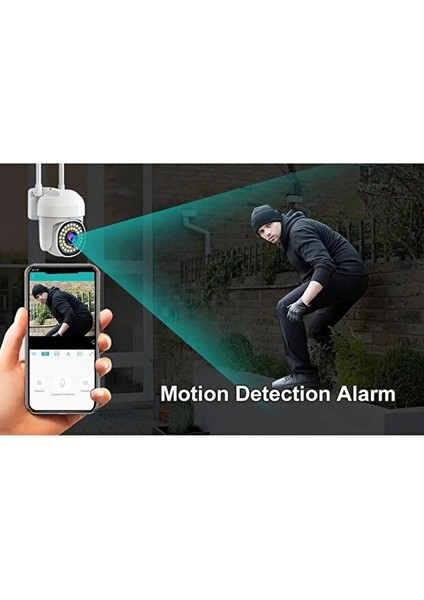 Akıllı Haraket Sensörlü Full Hd 1080 360° Dönen Gece Görüşlü Kamera Ofis Ev Dükkan Kullanım indirimleri