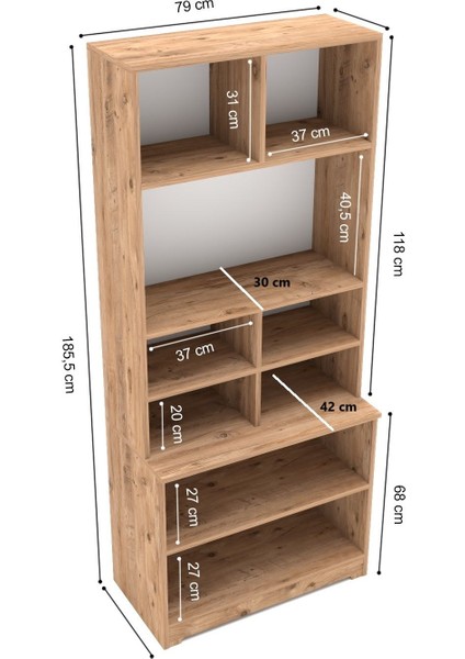 Bohem Çok Amaçlı Banyo Dolabı Mdf Kapak Beyaz
