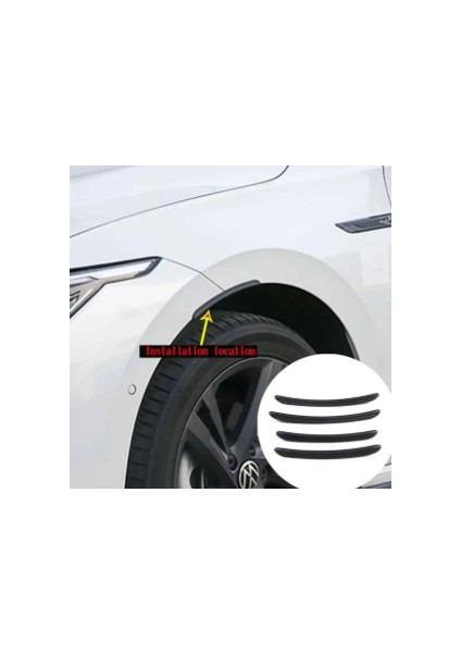 Honda Civic 10 Fc Fk7 Fk8 Sarı Çamurluk Dodiği Çıtası 4 Prc Flap Set 2016-2021 modelleri