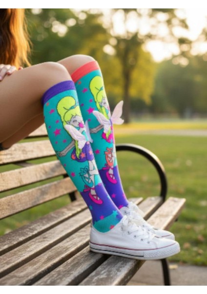 Prenses Figürlü Diz Altı Çorap fiyatları