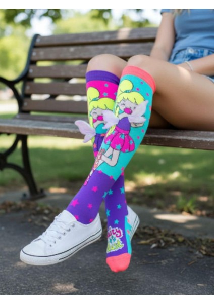 Prenses Figürlü Diz Altı Çorap modelleri