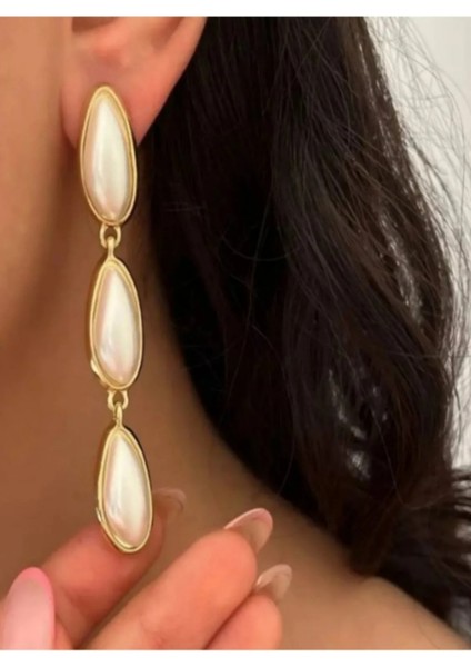 Set.up Sallantılı Inci Küpe