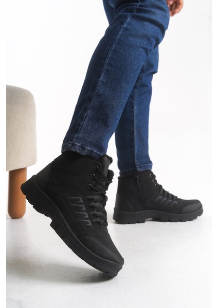 Erkek Günlük Fermuarlı Bot Kışlık Su Soğuk Dayanıklı