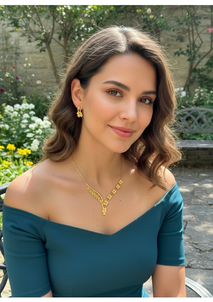 Set.up Altın Kaplama El Yapımı Tasarım Set 2'li Takım