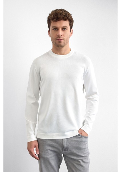 Regular Fit Bisiklet Yaka Triko Erkek Triko B35W40043 117