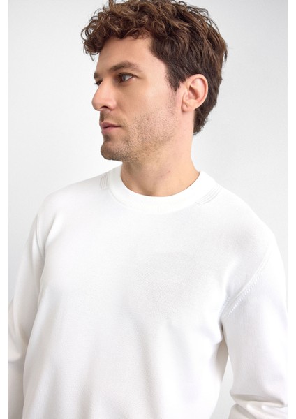 Regular Fit Bisiklet Yaka Triko Erkek Triko B35W40043 117 modelleri