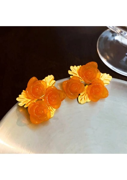 Set.up Reçine Taşlı Küpe modelleri