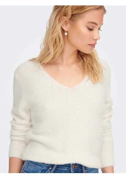 Onlella Piumo Ls V-Neck Knt Kadın Kazak 15259562 modelleri