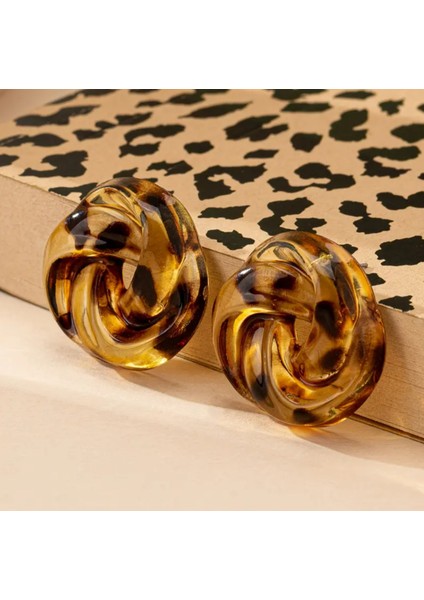 Set.up Reçine Taşlı Küpe modelleri