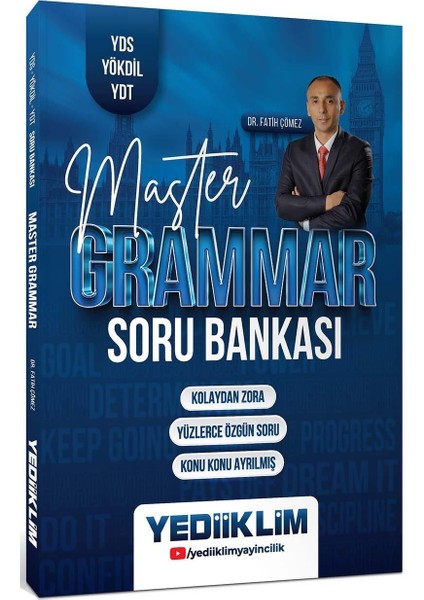 Yds Yökdil Ydt Master Grammar Soru Bankası