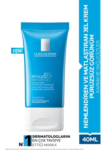 Karma ve Yağlı Ciltler Için Nemlendiren ve Matlaştıran Jel Krem 40ML