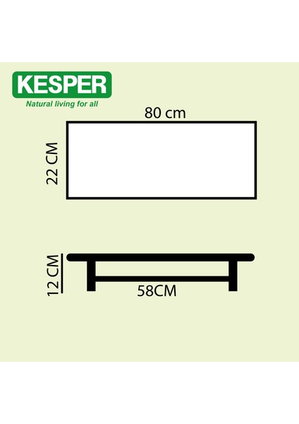 Ayaklı Ahşap Bilgisayar Standı, Ekran ve Monitör Yükseltici (80X22X12CM) fiyatları