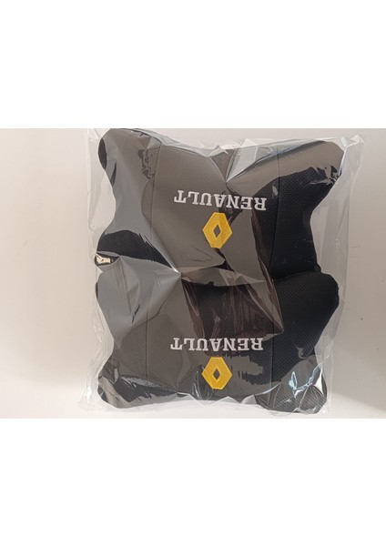 Renault Uyumlu Sarı Renk Nakış Baskılı Suni Deri Oto Boyun Yastığı fiyatları