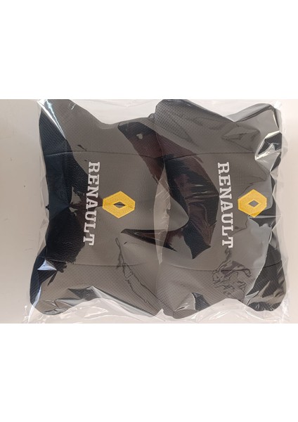 Renault Uyumlu Sarı Renk Nakış Baskılı Suni Deri Oto Boyun Yastığı fırsatları