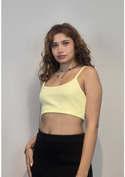 Kadın Askılı Crop Bluz fiyatları