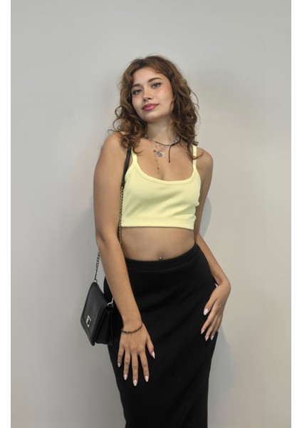 Kadın Askılı Crop Bluz fırsatları