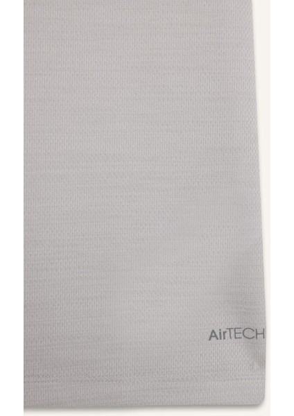 Fit Slim Fit Dar Kesim Hızlı Kuruyan Nefes Alabilen Esnek Kumaş Bisiklet Yaka Sporcu Kısa Kollu Tişört E9319AX25AU