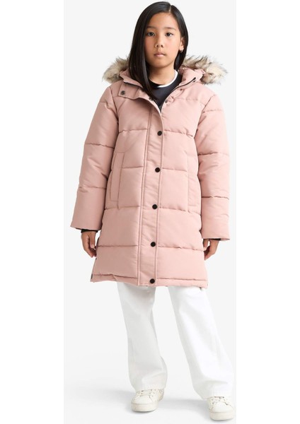 Kız Çocuk Kapüşonlu Parka C8755A825AU